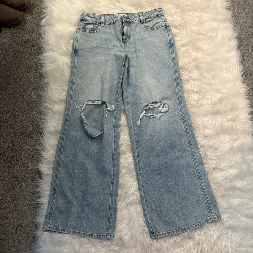 PacSun Casey Low Rise Baggy Distressed Jeans